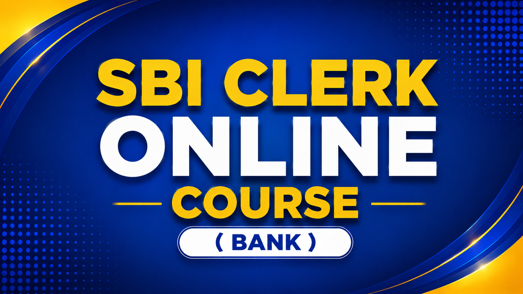 sbi clerk online course 